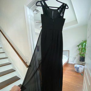 BCBG Generation Long Black Dress